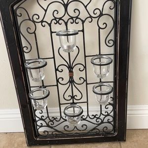 Beautiful wall decor candle holder